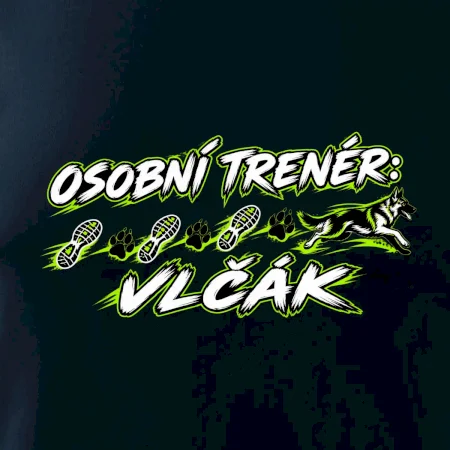 Osobní trenér vlčák - běžecký motiv