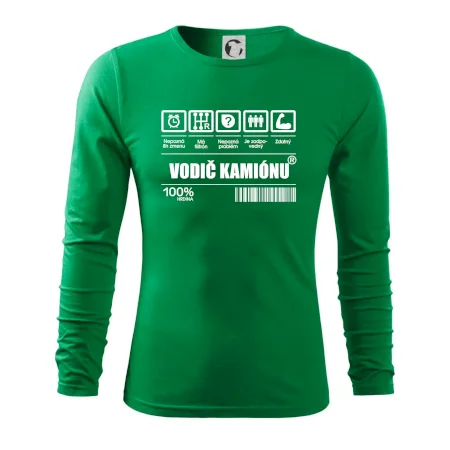Čiarový kód - Vodič kamiónu