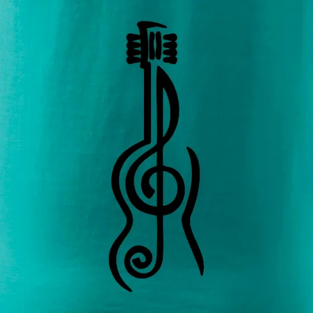 Husľový kľúč gitara