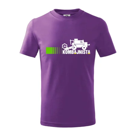 Kombajnista zelená a žltá