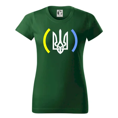 Ukrajina trojzubec s farbami