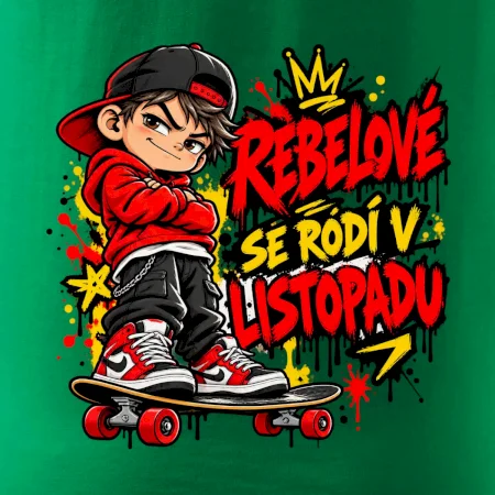 Novembroví rebeli sa rodia na skateboarde