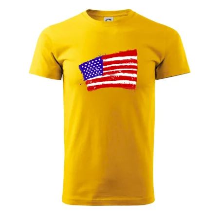 Americká vlajka ohnutá