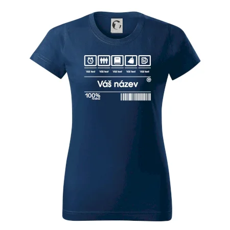 Čárový kód - Vlastní text