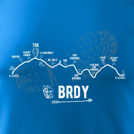 Profil kopců - Brdy