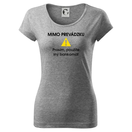 Mimo prevádzku prosím, použite iný bankomat