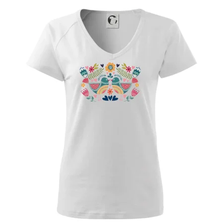 Folklór - dva farebné vtáčiky