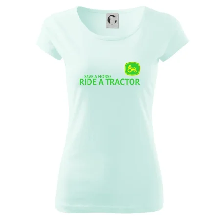 Save horse, ride tractor