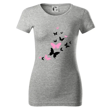 Motýle ružovo čierni