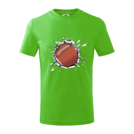 Americký futbal lopta v triku