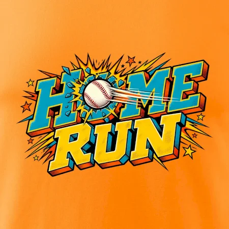 Home run komiksový nápis
