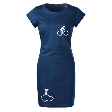 Mapa ČR + kolo na prsu