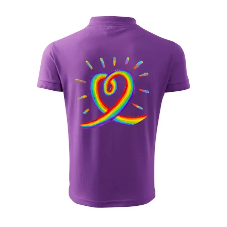 Srdce pride dúha kreslená