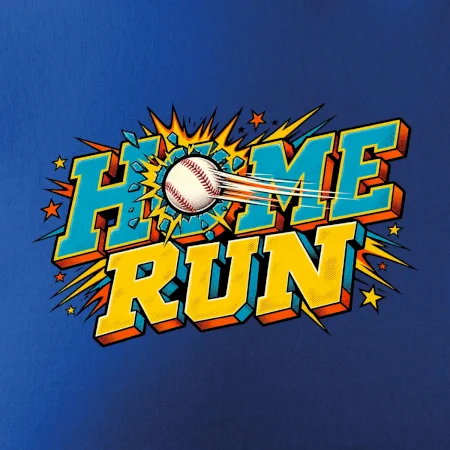 Home run komiksový nápis