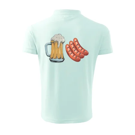 Pivo a klobása
