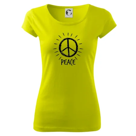 Peace symbol čiernobiely