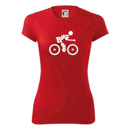 Bike nápis postava