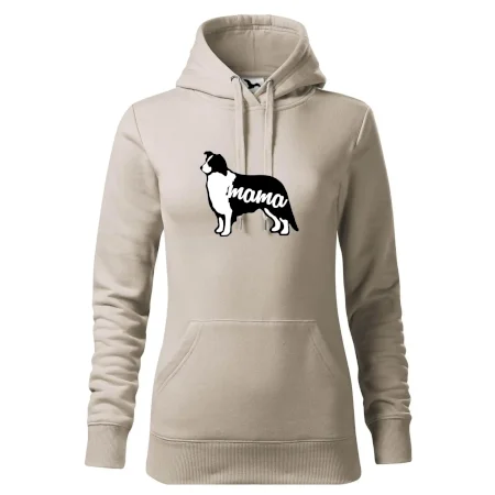 Border kolie mama obrys