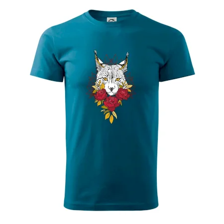 Rys s červenými ružami (Pecka design)