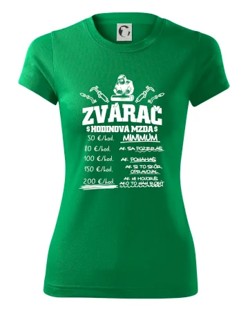 Hodinová mzda zvárač