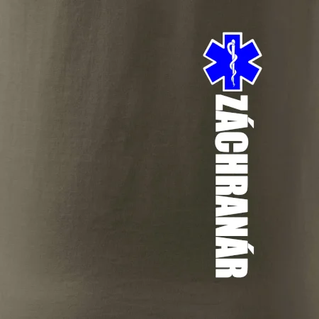 Nápis Záchranár + hviezda