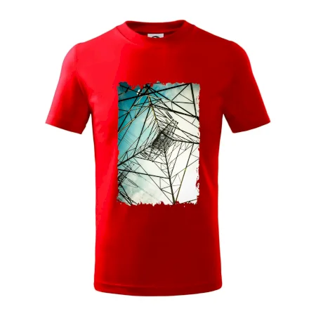 Farebné nebo - stožiare vysokého napätia