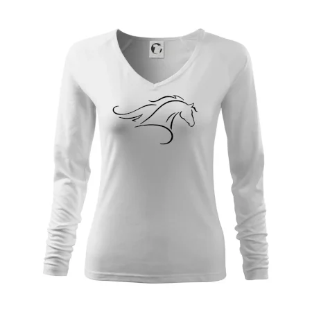 Kôň - bežiaci silueta hlavy