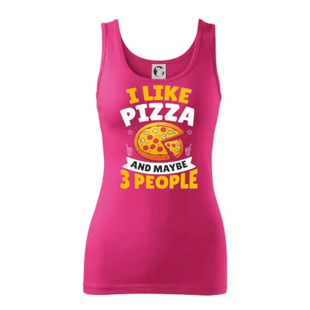I like pizza and maybe 3 people