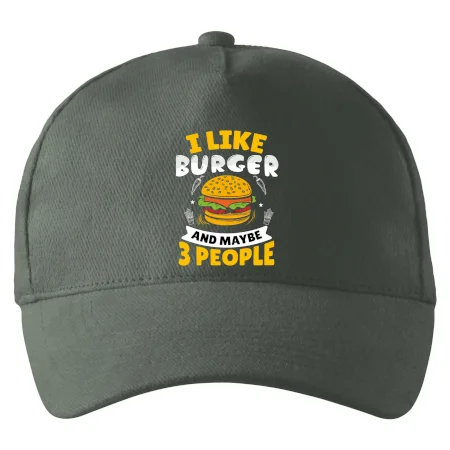 I like burger and maybe 3 people