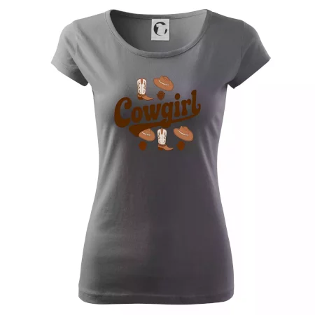 Cowgirl nápis a oblečenie