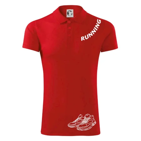 Running nápis šikmo