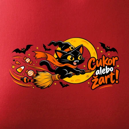 Cukor alebo žart - čierna mačka na metle