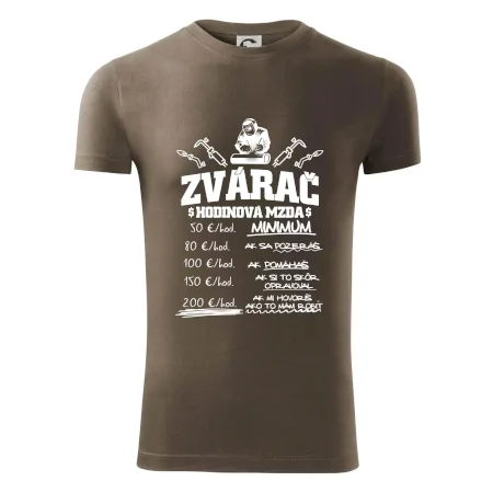 Hodinová mzda zvárač