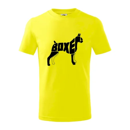 Boxer nápis v tele