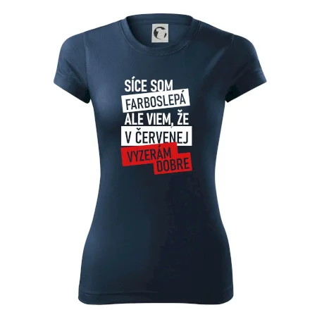 Síce som farboslepá, ale viem, že v červenej vyzerám dobre