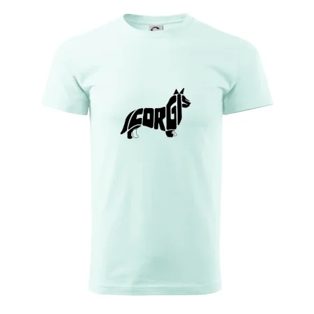 Corgi - nápis v tele