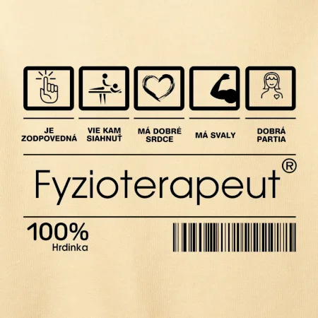 Čiarový kód fyzioterapeutka