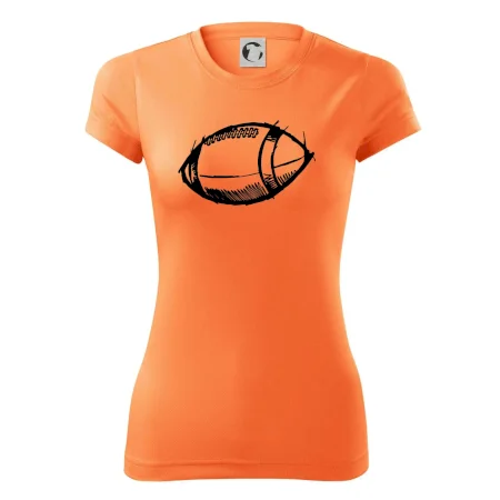 Americký futbal lopta skica