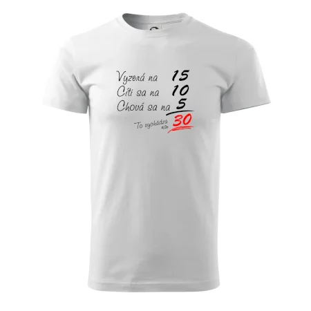 Vyzerá, cíti sa, chová sa - 30 rokov