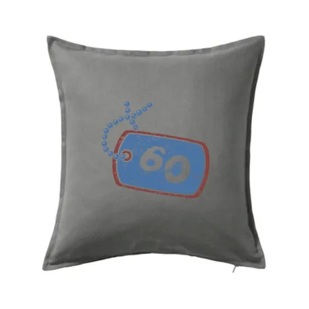 60 na krku štítok