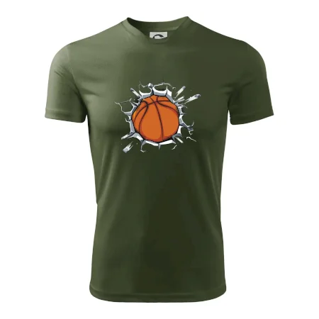 Basketbal lopta v triku