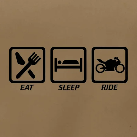 Eat sleep ride - cesta