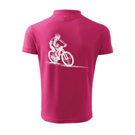 MTB kreslený cyklista