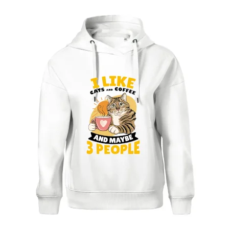 I like cats and coffee and maybe 3 people