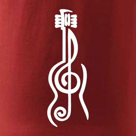 Husľový kľúč gitara