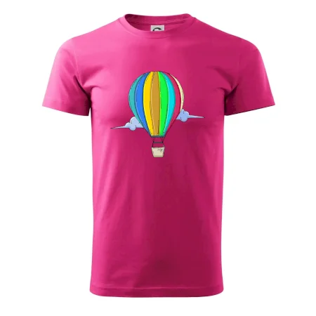 Teplovzdušný balón v oblakoch