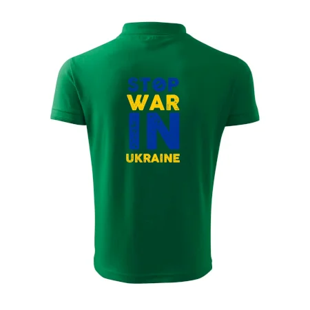Farebný nápis Stop war in ukraine