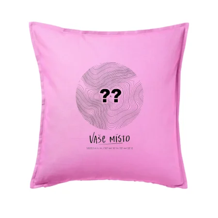 Vaše miesto - vrstevnice v kruhu