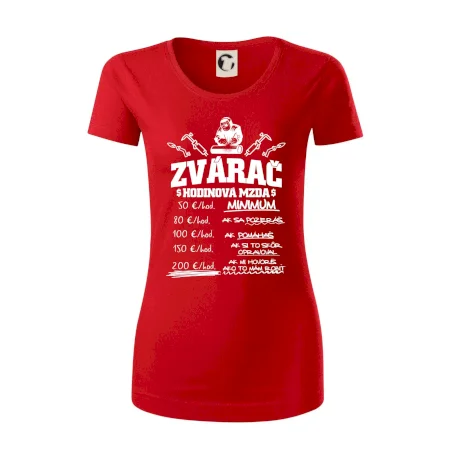 Hodinová mzda zvárač