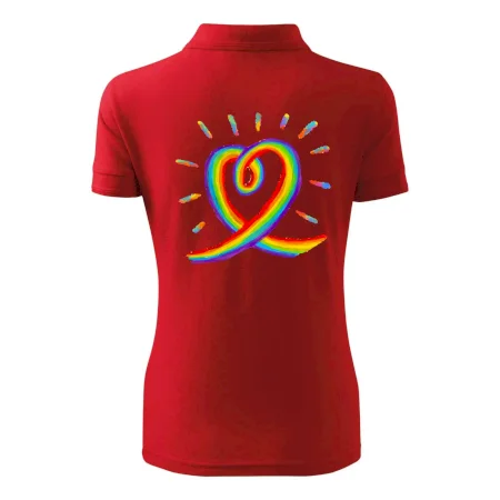 Srdce pride dúha kreslená
